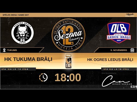 2022 11 05 HK Tukuma Brāļi - HK Ogres Ledus Brāļi