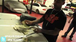 Juelz Santana Shows His Car Garage &amp; Smokes Blunt