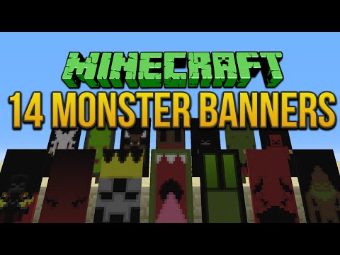xisumavoid - Minecraft: 14 Monsters Banners Tutorial