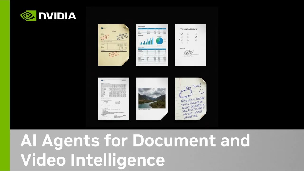 Build End-to-End Multimodal AI Agents for Document and Video Intelligence With NVIDIA Nemotron
