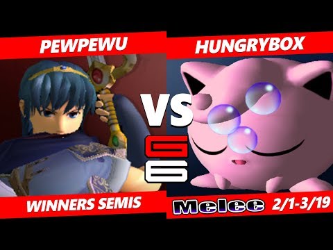 Genesis 6 SSBM - CLG | PewPewU (Marth) Vs. Liquid’ Hungrybox (Jigglypuff) Smash Melee Tournament WS