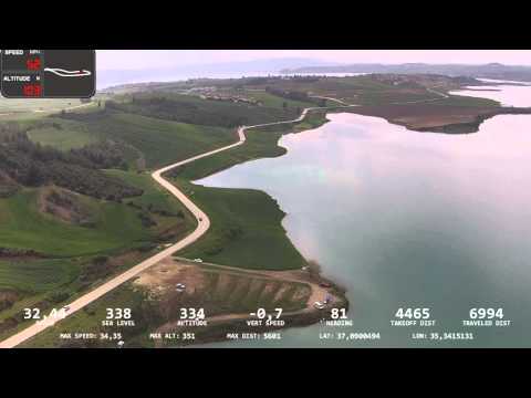 Adana Seyhan Dam Lake 1 (5600 pés) por TA5A (música: Someone Like You de Little Transcriber)