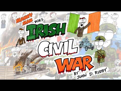 Irish Civil War in 14 Minutes - Manny Man Does History