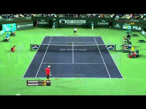 Roddick vs. Berdych Indian Wells 2012 R3 (HD)