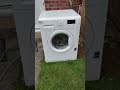 Beko WM74135 Washing Machine Unbalanced Service Mode Spin With No Shocks