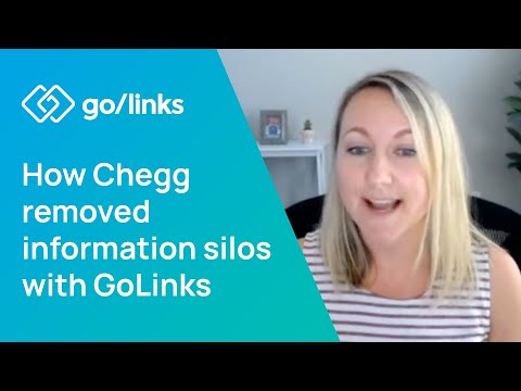 How Chegg Removed Information Silos with GoLinks