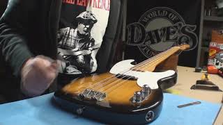 Video thumbnail for Sting Signature P Bass from Japan by Dave's World of Fun Stuff