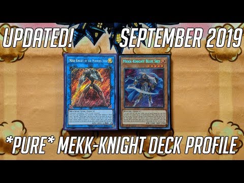 Yu-Gi-Oh! Pure Mekk-Knight Deck Profile + Combos & Test Hand! (September 2019)