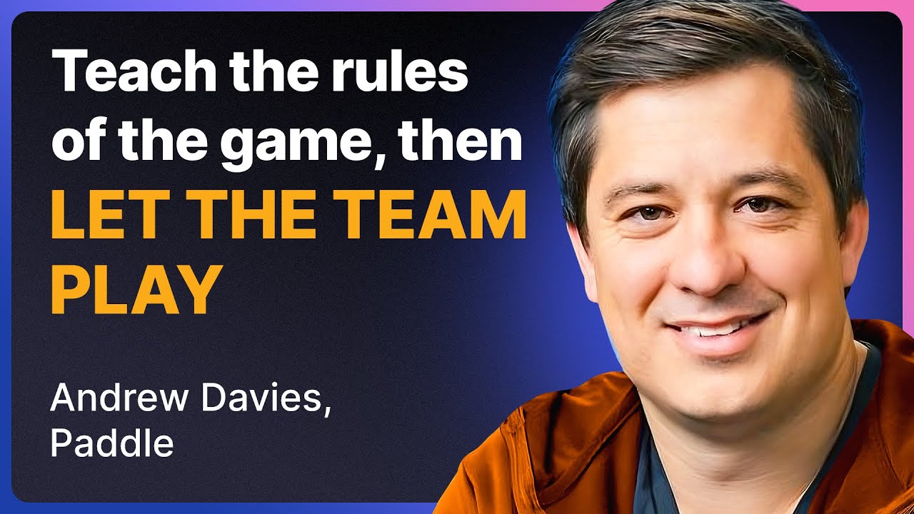 Meet the mastermind behind Paddle's $75M ARR success | Andrew Davies (Paddle)