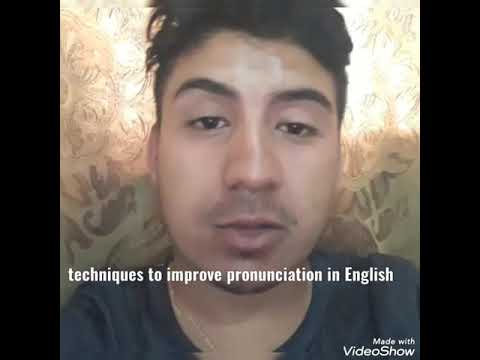 techniques to improve pronunciation in English