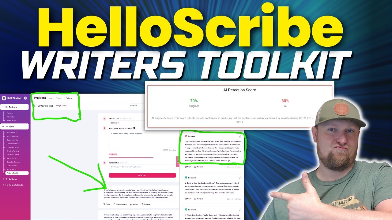 HelloScribe tutorial