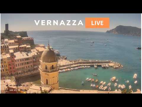 ヴェルナッツァの港（チンクエ・テッレ）のライブカメラ映像