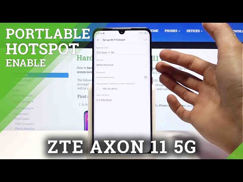 How to Use Portable Hotspot on ZTE Axon 11 –  Share Internet Connection