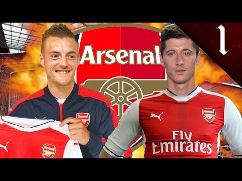 FIFA 16 - ARSENAL CAREER MODE EP. 1 - JAMIE VARDY, LEWANDOWSKI, XHAKA SIGN!