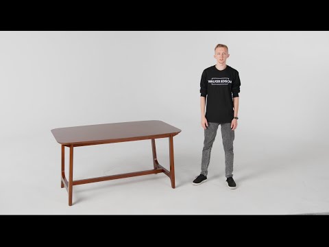 Walker Edison | Assembly Tips | Dining | Dining Table | 60" Mid-Century Dining Table w/ Trestle Base