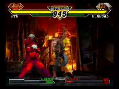 CVS2- E Ryu (trecedragones13) vs U.Rugal (cpu) (1 vs 1)
