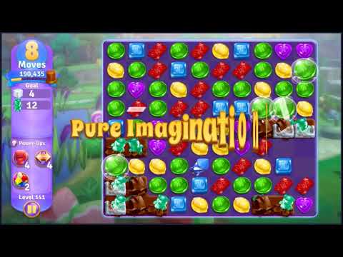 Wonka's World of Candy Level 141 - NO BOOSTERS + FULL STORY 🍫 | SKILLGAMING ✔️