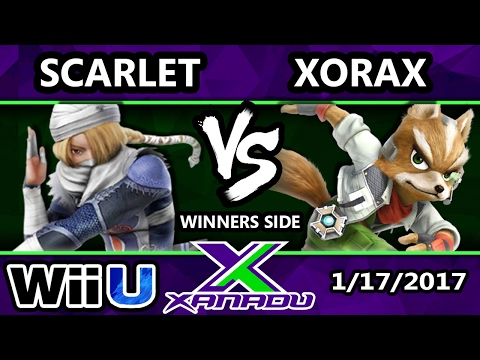 S@X 185 - Scarlet (Sheik) Vs. Xorax (Fox) - SSB4 Tournament - Smash for Wii U - Smash 4
