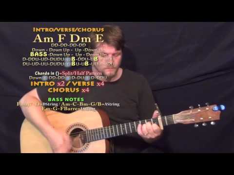 High By The Beach (Lana Del Rey) Guitar Lesson Chord Chart - Capo 2nd