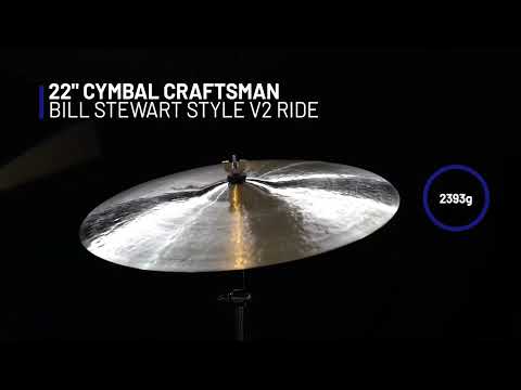 22" Cymbal Craftsman Bill Stewart Style v2 2 Ride
