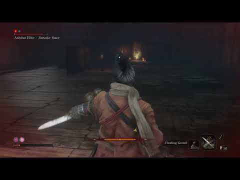 Sekiro, 2nd run, Ashina Elite - Jinsuke Saze (That Parry Timing tho...)