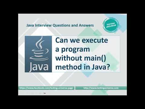 Can We Execute A Java Program Without Main Method Static Block Java Javainterviewquestions