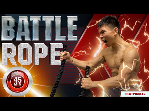 45-MIN BATTLE ROPE HIIT WORKOUT