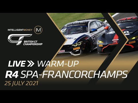 WARM UP | SPA | BRITISH GT 2021