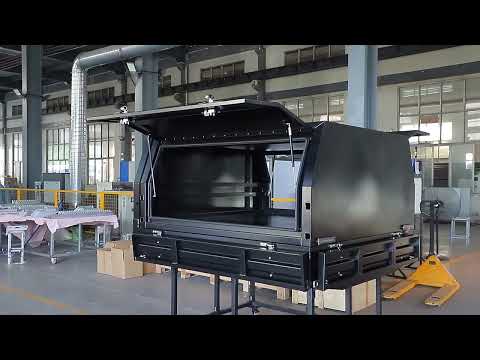 aluminum ute canopy and the ute tray