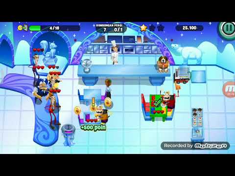 Diner dash level 196 Bintang 3 - GRILL 'N' CHILL