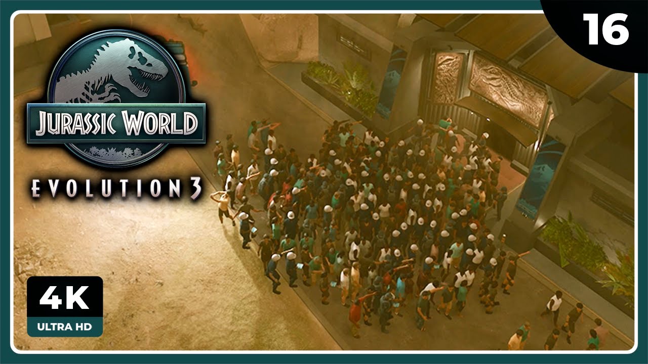 JWE3#16 | TODO EL MUNDO AL REFUGIO!! | JURASSIC WORLD EVOLUTION 3 Gameplay Español