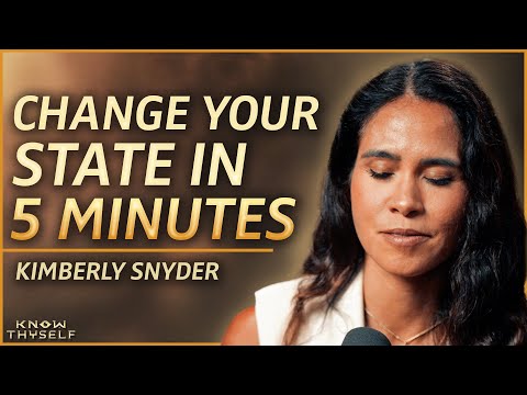 Guided Heart-Brain Coherence Meditation (5 Minutes to Change Your State) | Kimberly Snyder
