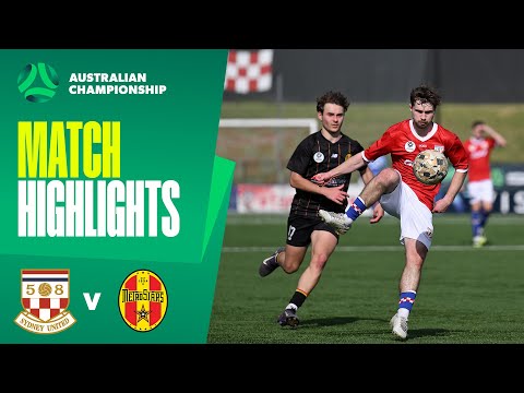 Sydney United v MetroStars | Highlights | 2025 Australian Championship Round 3