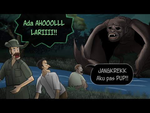 Berburu Ahool – Legenda Kelelawar Raksasa berkepala Kera #HORROMISTERI | Kartun Hantu