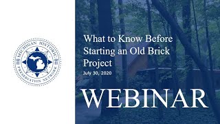 What to Know Before Starting an Old Brick Project