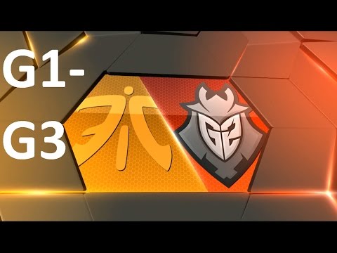 FNC vs G2 Game 1-3 Highlights - 2017 EULCS SPRING SPLIT - WEEK 10 DAY 1 - FULL HIGHLIGHTS