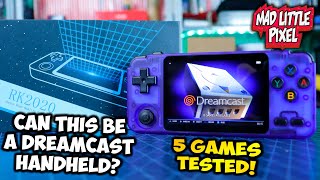 Can This Be A Portable Sega Dreamcast? Atomic Purple RK2020 5 DC Games Tested!