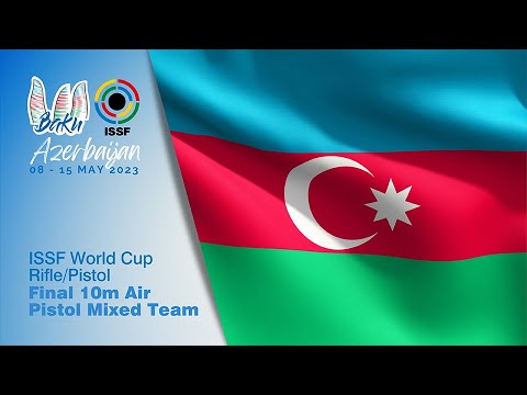 Awarding Ceremony - 10m Air Pistol Mixed Team Finals - 2023 Baku (AZE) - ISSF World Cup Rifle/Pistol