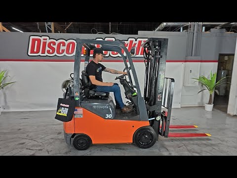 TOYOTA 8FGCU15 8-Series 3,000lb LP (Propane) #8280 - Forklift for Sale
