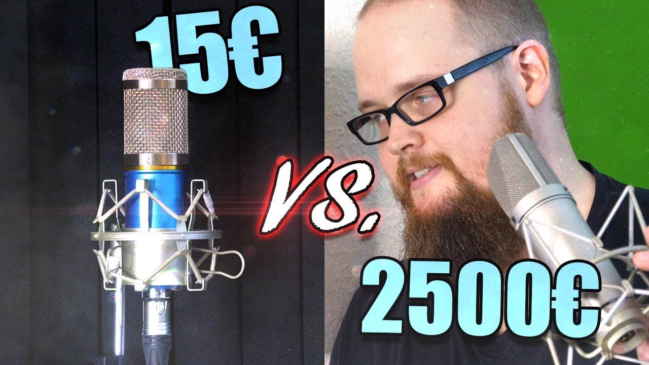15€ vs. 2500€ MIKROFON! Kann es mithalten? | Ranzratte1337