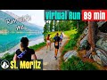 2022 St Moritz Alpine Wonderland Running Video For Treadmill Workout Virtual Run 29 Switzerland