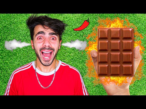 COMIENDO EL CHOCOLATE MAS PICANTE DEL MUNDO *fui al hospital*