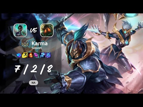 Karma Support vs Nautilus - NA Challenger Patch 13.11