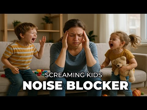 Noise Blocker SCREAMING KIDS BLOCKER – 10 Hour Sound Masking for Peace & Focus