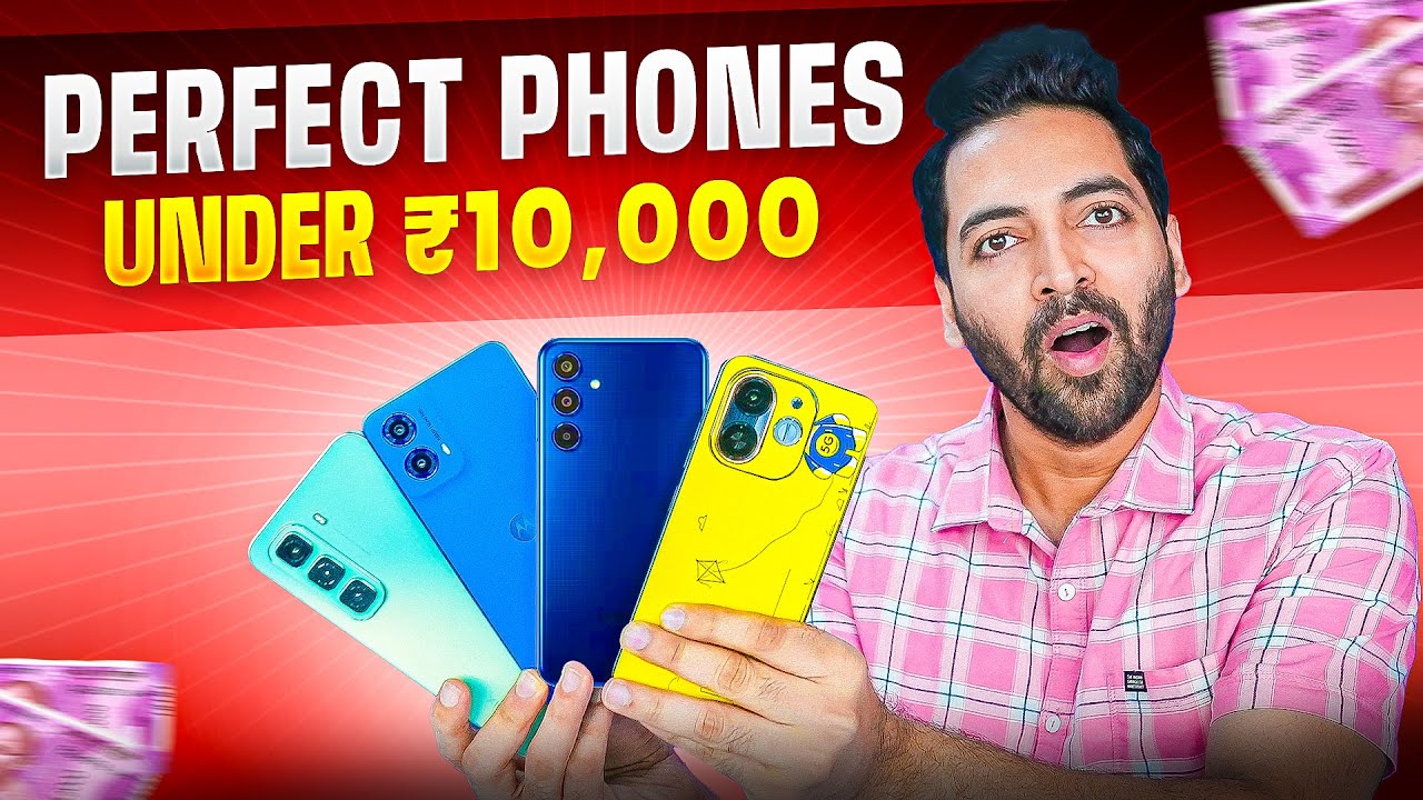 5 KILLER 5G Smartphones Under ₹10,000 in 2024
