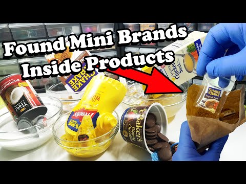 Finding Mini Brands Series 2 Inside the Real Products (Giveaway Winners)