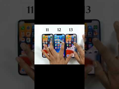 Iphone 11???? Vs Iphone 12???? vs Iphone 13 Speed test #Iphone11,12,13 comparison #shorts