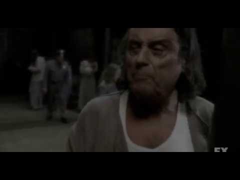 American horror story asylum - sister Eunice visits the murderous Santa