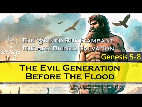 [FineFoods7] Jan 2 | GEN 5-8 |  The Evil Generation Before The Flood | 1bible a year 2026