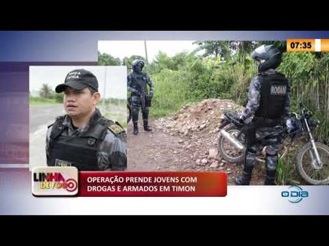 LINHA DE FOGO 2904 2020 OPERAÇíO PRENDE JOVENS COM DROGAS E ARMADOS EM TIMON
